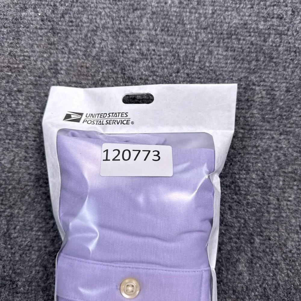Banana Republic Polo Shirt Mens Size Large Pastel Purple Casual Cotton Essential